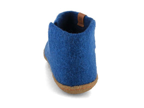 Yeti Kids Kinderhausschuhe mit Gummisohle, blau